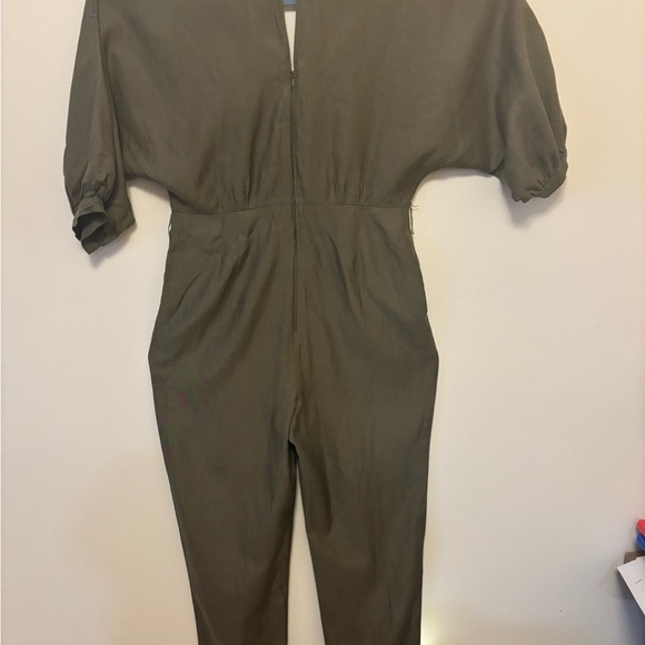 BCBGMAXAZRIA Olive Green Women's Jumpsuit - Picture 4 of 9
